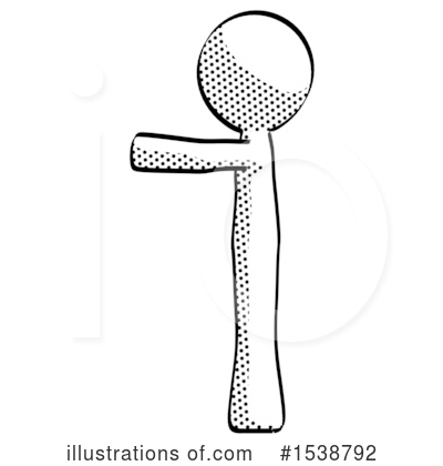 Royalty-Free (RF) Halftone Design Mascot Clipart Illustration by Leo Blanchette - Stock Sample #1538792