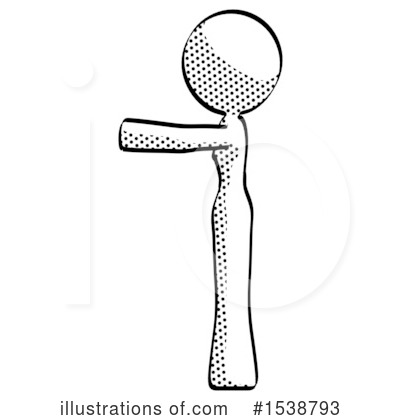 Royalty-Free (RF) Halftone Design Mascot Clipart Illustration by Leo Blanchette - Stock Sample #1538793
