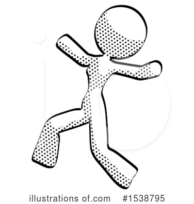Royalty-Free (RF) Halftone Design Mascot Clipart Illustration by Leo Blanchette - Stock Sample #1538795