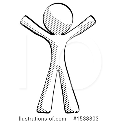 Royalty-Free (RF) Halftone Design Mascot Clipart Illustration by Leo Blanchette - Stock Sample #1538803