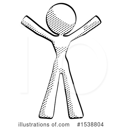 Royalty-Free (RF) Halftone Design Mascot Clipart Illustration by Leo Blanchette - Stock Sample #1538804