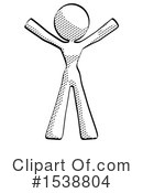 Halftone Design Mascot Clipart #1538804 by Leo Blanchette