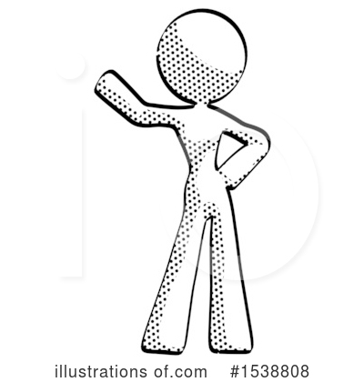 Royalty-Free (RF) Halftone Design Mascot Clipart Illustration by Leo Blanchette - Stock Sample #1538808