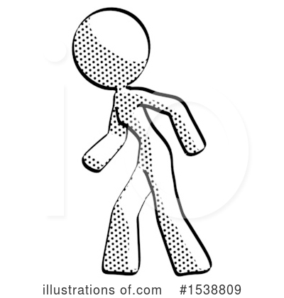 Royalty-Free (RF) Halftone Design Mascot Clipart Illustration by Leo Blanchette - Stock Sample #1538809