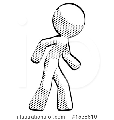 Royalty-Free (RF) Halftone Design Mascot Clipart Illustration by Leo Blanchette - Stock Sample #1538810