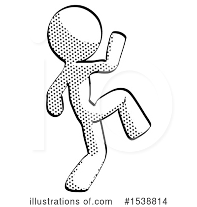 Royalty-Free (RF) Halftone Design Mascot Clipart Illustration by Leo Blanchette - Stock Sample #1538814