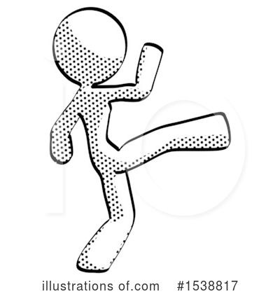 Royalty-Free (RF) Halftone Design Mascot Clipart Illustration by Leo Blanchette - Stock Sample #1538817