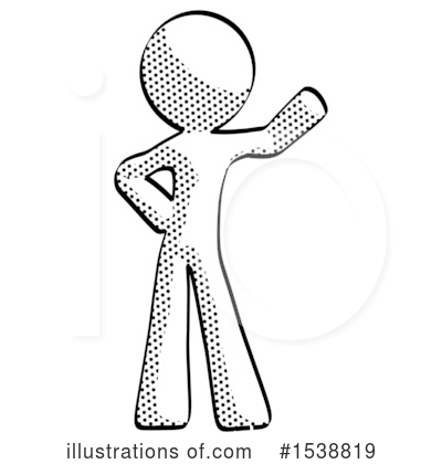 Royalty-Free (RF) Halftone Design Mascot Clipart Illustration by Leo Blanchette - Stock Sample #1538819