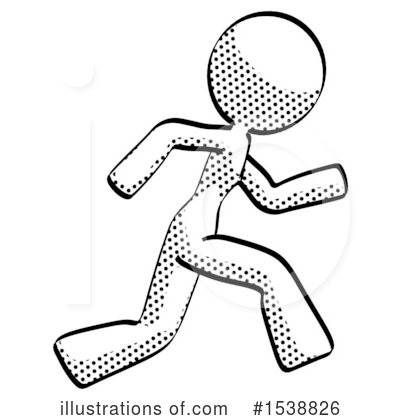 Royalty-Free (RF) Halftone Design Mascot Clipart Illustration by Leo Blanchette - Stock Sample #1538826