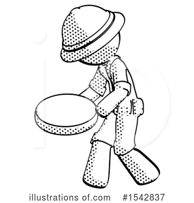 Royalty-Free (RF) Halftone Design Mascot Clipart Illustration by Leo Blanchette - Stock Sample #1542837