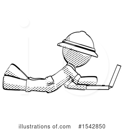 Royalty-Free (RF) Halftone Design Mascot Clipart Illustration by Leo Blanchette - Stock Sample #1542850