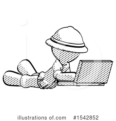 Royalty-Free (RF) Halftone Design Mascot Clipart Illustration by Leo Blanchette - Stock Sample #1542852