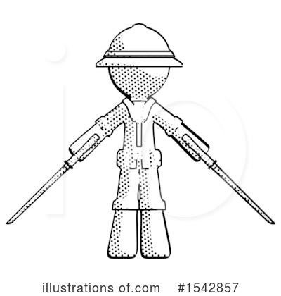 Royalty-Free (RF) Halftone Design Mascot Clipart Illustration by Leo Blanchette - Stock Sample #1542857