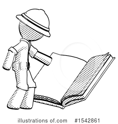 Royalty-Free (RF) Halftone Design Mascot Clipart Illustration by Leo Blanchette - Stock Sample #1542861