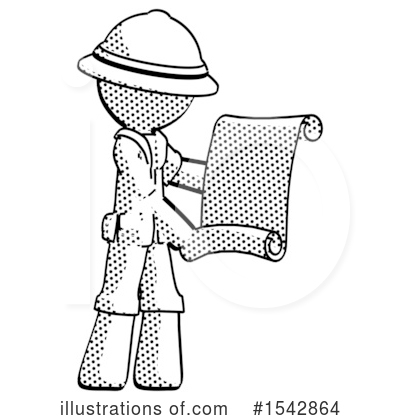 Royalty-Free (RF) Halftone Design Mascot Clipart Illustration by Leo Blanchette - Stock Sample #1542864