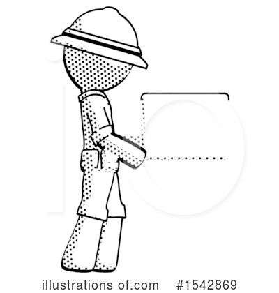 Royalty-Free (RF) Halftone Design Mascot Clipart Illustration by Leo Blanchette - Stock Sample #1542869