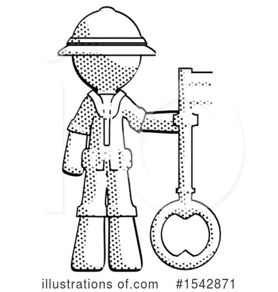 Royalty-Free (RF) Halftone Design Mascot Clipart Illustration by Leo Blanchette - Stock Sample #1542871