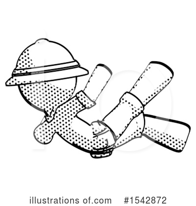 Royalty-Free (RF) Halftone Design Mascot Clipart Illustration by Leo Blanchette - Stock Sample #1542872