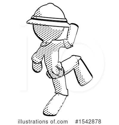 Royalty-Free (RF) Halftone Design Mascot Clipart Illustration by Leo Blanchette - Stock Sample #1542878