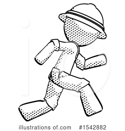 Royalty-Free (RF) Halftone Design Mascot Clipart Illustration by Leo Blanchette - Stock Sample #1542882
