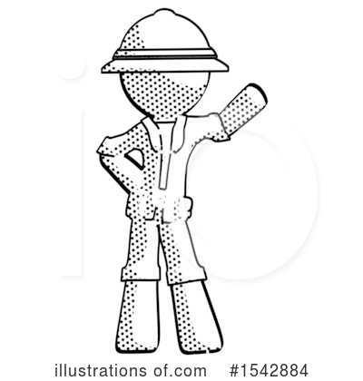 Royalty-Free (RF) Halftone Design Mascot Clipart Illustration by Leo Blanchette - Stock Sample #1542884