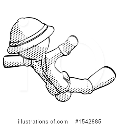 Royalty-Free (RF) Halftone Design Mascot Clipart Illustration by Leo Blanchette - Stock Sample #1542885