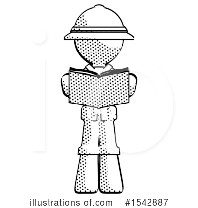 Royalty-Free (RF) Halftone Design Mascot Clipart Illustration by Leo Blanchette - Stock Sample #1542887