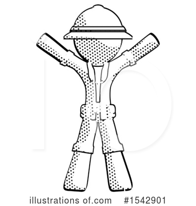 Royalty-Free (RF) Halftone Design Mascot Clipart Illustration by Leo Blanchette - Stock Sample #1542901