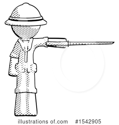 Royalty-Free (RF) Halftone Design Mascot Clipart Illustration by Leo Blanchette - Stock Sample #1542905