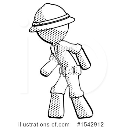 Royalty-Free (RF) Halftone Design Mascot Clipart Illustration by Leo Blanchette - Stock Sample #1542912