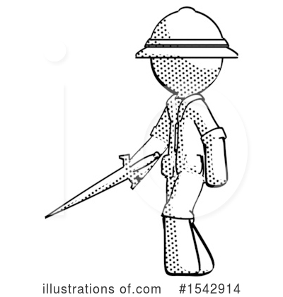 Royalty-Free (RF) Halftone Design Mascot Clipart Illustration by Leo Blanchette - Stock Sample #1542914