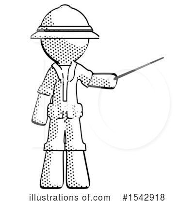 Royalty-Free (RF) Halftone Design Mascot Clipart Illustration by Leo Blanchette - Stock Sample #1542918
