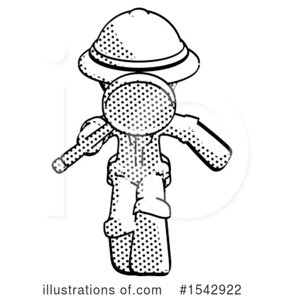 Royalty-Free (RF) Halftone Design Mascot Clipart Illustration by Leo Blanchette - Stock Sample #1542922
