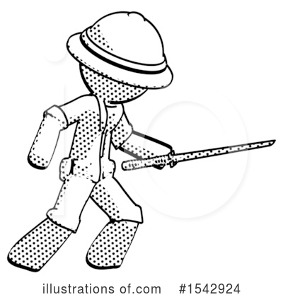 Royalty-Free (RF) Halftone Design Mascot Clipart Illustration by Leo Blanchette - Stock Sample #1542924