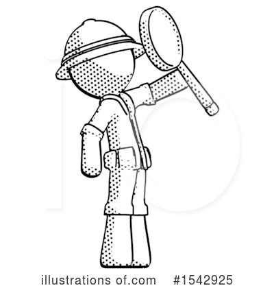 Royalty-Free (RF) Halftone Design Mascot Clipart Illustration by Leo Blanchette - Stock Sample #1542925