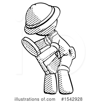 Royalty-Free (RF) Halftone Design Mascot Clipart Illustration by Leo Blanchette - Stock Sample #1542928