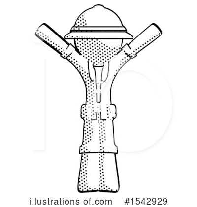 Royalty-Free (RF) Halftone Design Mascot Clipart Illustration by Leo Blanchette - Stock Sample #1542929