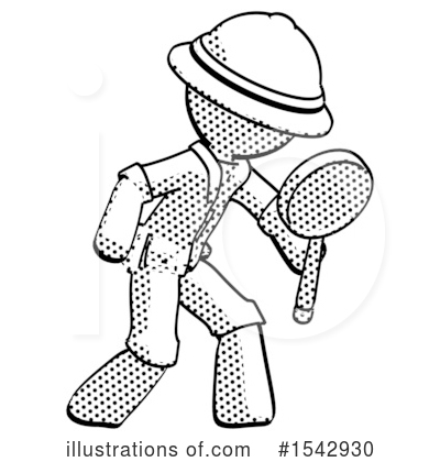 Royalty-Free (RF) Halftone Design Mascot Clipart Illustration by Leo Blanchette - Stock Sample #1542930
