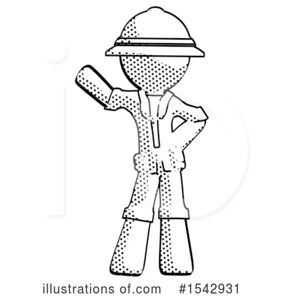 Royalty-Free (RF) Halftone Design Mascot Clipart Illustration by Leo Blanchette - Stock Sample #1542931