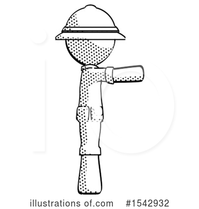 Royalty-Free (RF) Halftone Design Mascot Clipart Illustration by Leo Blanchette - Stock Sample #1542932