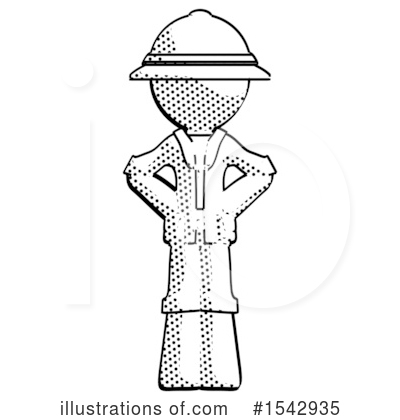 Royalty-Free (RF) Halftone Design Mascot Clipart Illustration by Leo Blanchette - Stock Sample #1542935