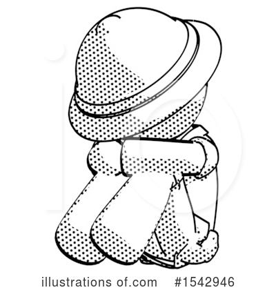 Royalty-Free (RF) Halftone Design Mascot Clipart Illustration by Leo Blanchette - Stock Sample #1542946