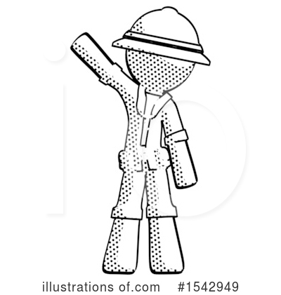 Royalty-Free (RF) Halftone Design Mascot Clipart Illustration by Leo Blanchette - Stock Sample #1542949