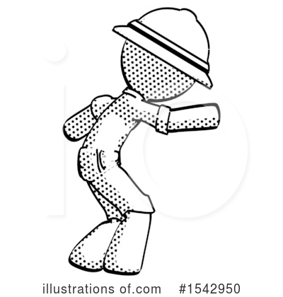 Royalty-Free (RF) Halftone Design Mascot Clipart Illustration by Leo Blanchette - Stock Sample #1542950
