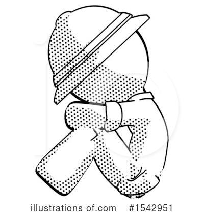 Royalty-Free (RF) Halftone Design Mascot Clipart Illustration by Leo Blanchette - Stock Sample #1542951