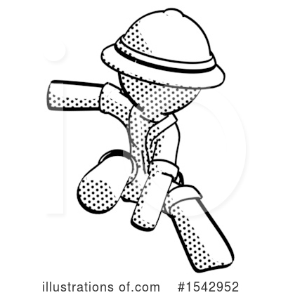 Royalty-Free (RF) Halftone Design Mascot Clipart Illustration by Leo Blanchette - Stock Sample #1542952