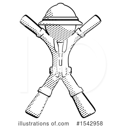 Royalty-Free (RF) Halftone Design Mascot Clipart Illustration by Leo Blanchette - Stock Sample #1542958