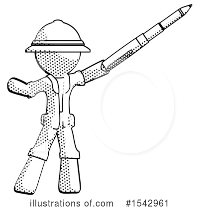 Royalty-Free (RF) Halftone Design Mascot Clipart Illustration by Leo Blanchette - Stock Sample #1542961
