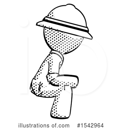Royalty-Free (RF) Halftone Design Mascot Clipart Illustration by Leo Blanchette - Stock Sample #1542964