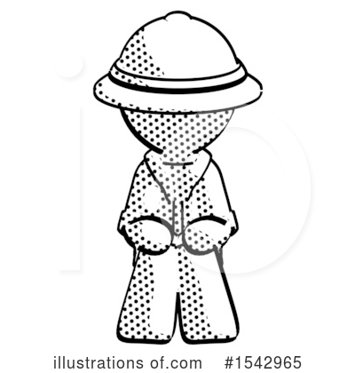 Royalty-Free (RF) Halftone Design Mascot Clipart Illustration by Leo Blanchette - Stock Sample #1542965